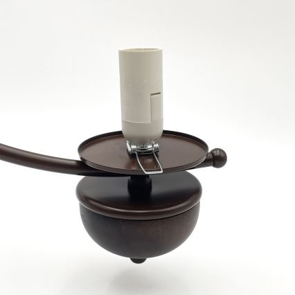 Brilagi - LED Hängeleuchte an Kette COTTAGE 3xE14/40W/230V Eiche/braun