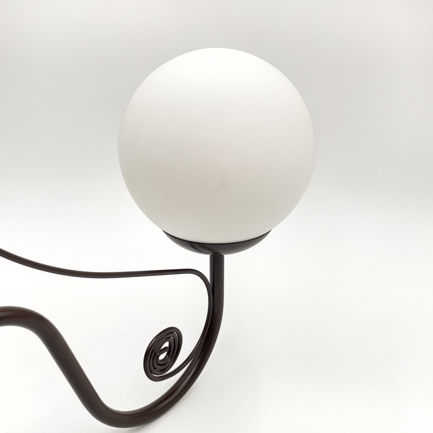 Brilagi - LED Hängeleuchte an Kette COTTAGE 3xG9/40W/230V braun/weiß