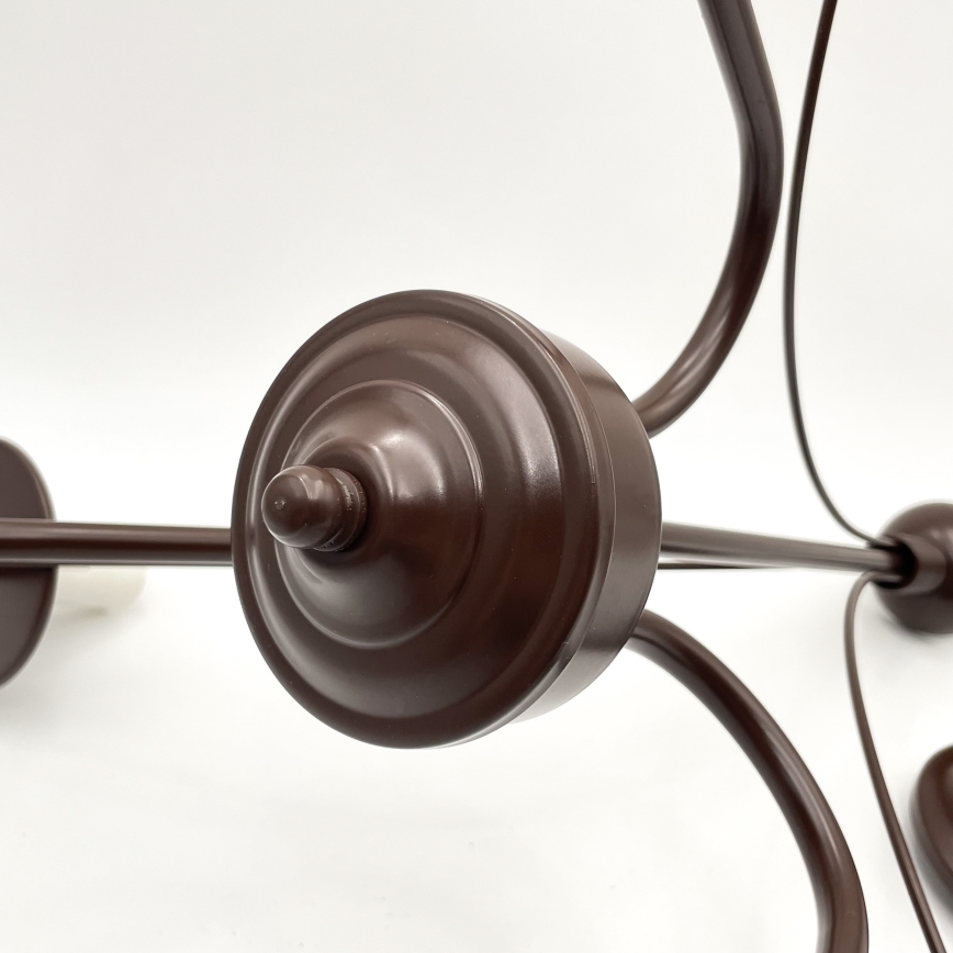 Brilagi - LED Hängeleuchte an Kette COTTAGE 3xG9/40W/230V braun/weiß