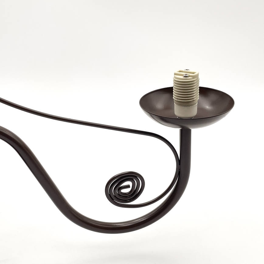 Brilagi - LED Hängeleuchte an Kette COTTAGE 3xG9/40W/230V braun/weiß