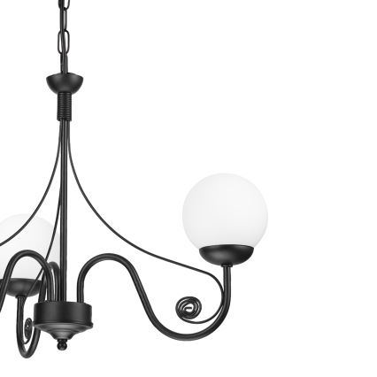 Brilagi - LED Hängeleuchte an Kette COTTAGE 3xG9/40W/230V schwarz/weiß