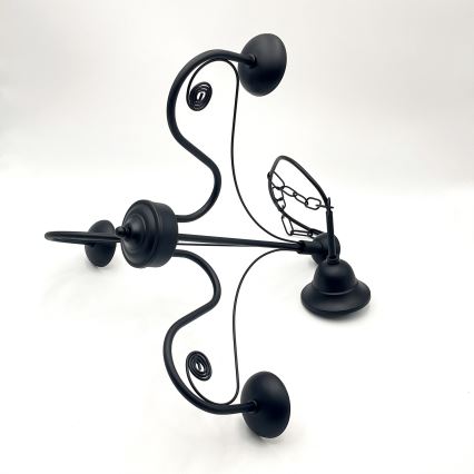 Brilagi - LED Hängeleuchte an Kette COTTAGE 3xG9/40W/230V schwarz/weiß