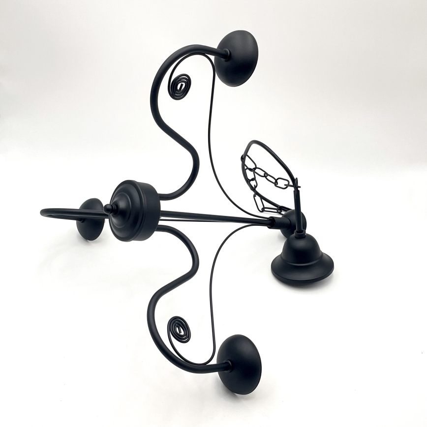 Brilagi - LED Hängeleuchte an Kette COTTAGE 3xG9/40W/230V schwarz/weiß