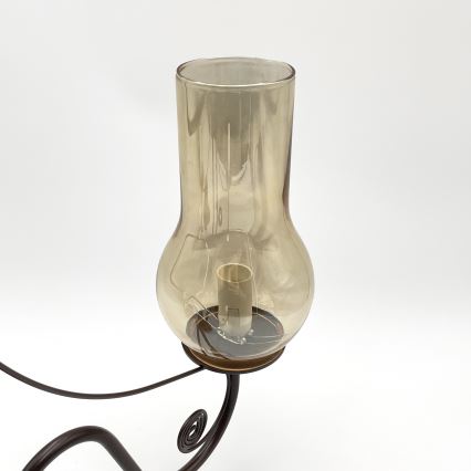 Brilagi - LED Hängeleuchte an Kette COTTAGE 5xE14/40W/230V braun