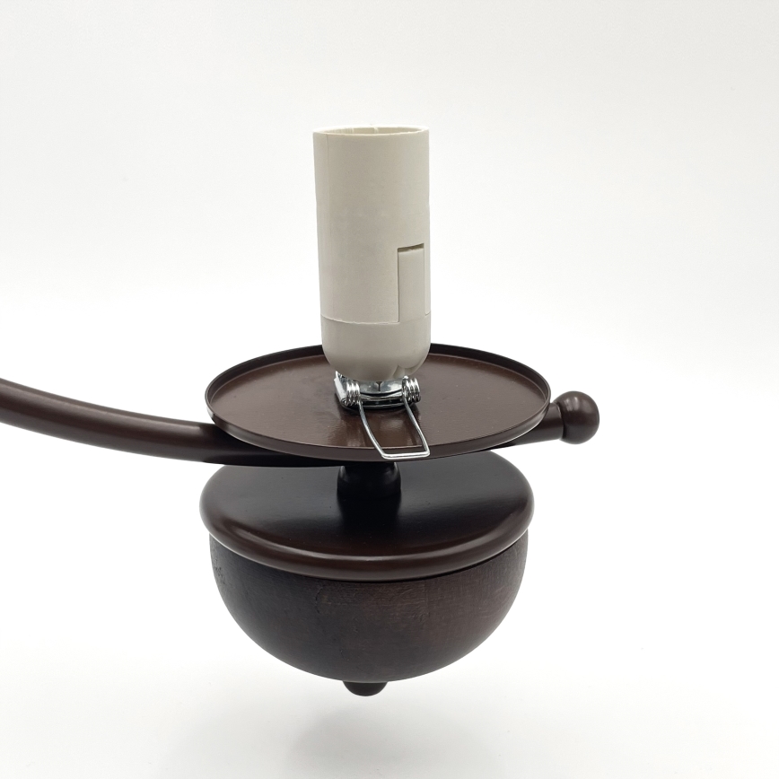 Brilagi - LED Hängeleuchte an Kette COTTAGE 5xE14/40W/230V Eiche/braun