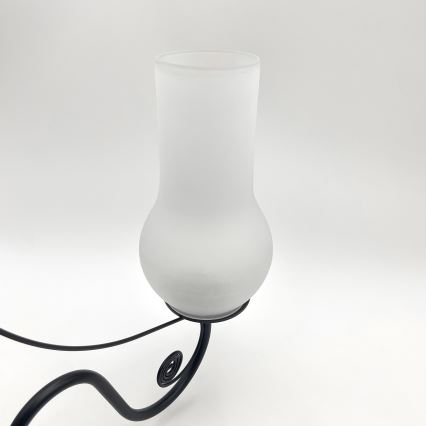 Brilagi - LED Hängeleuchte an Kette COTTAGE 5xE14/40W/230V schwarz/weiß