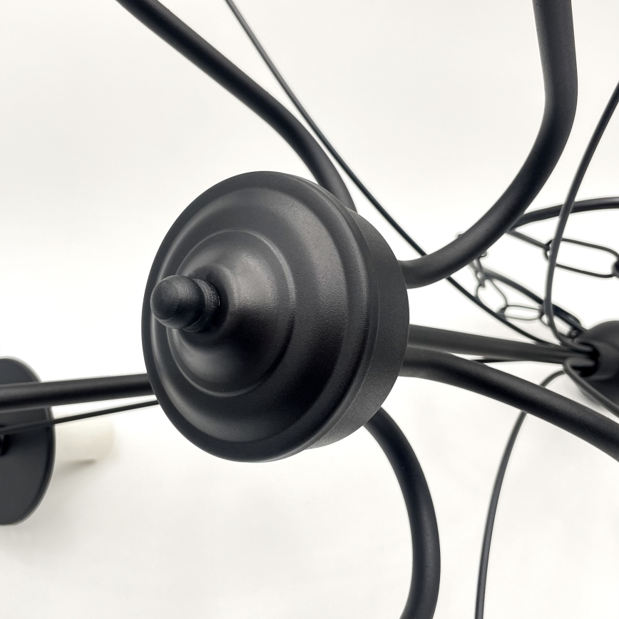 Brilagi - LED Hängeleuchte an Kette COTTAGE 5xE14/40W/230V schwarz/weiß