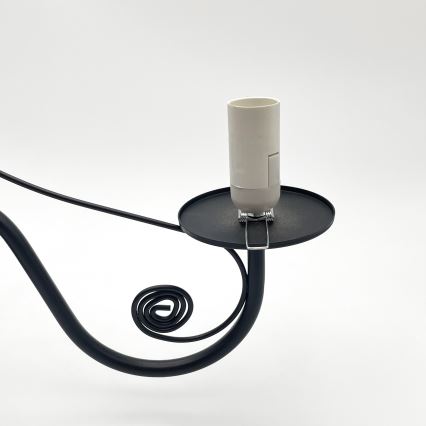 Brilagi - LED Hängeleuchte an Kette COTTAGE 5xE14/40W/230V schwarz/weiß