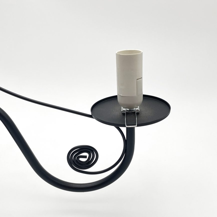 Brilagi - LED Hängeleuchte an Kette COTTAGE 5xE14/40W/230V schwarz/weiß