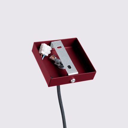 Brilagi - LED-Hängeleuchte an Seil CRESTO 1xGU10/10W/230V burgunderrot