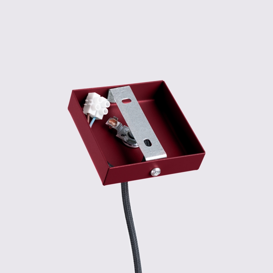 Brilagi - LED-Hängeleuchte an Seil CRESTO 1xGU10/10W/230V burgunderrot