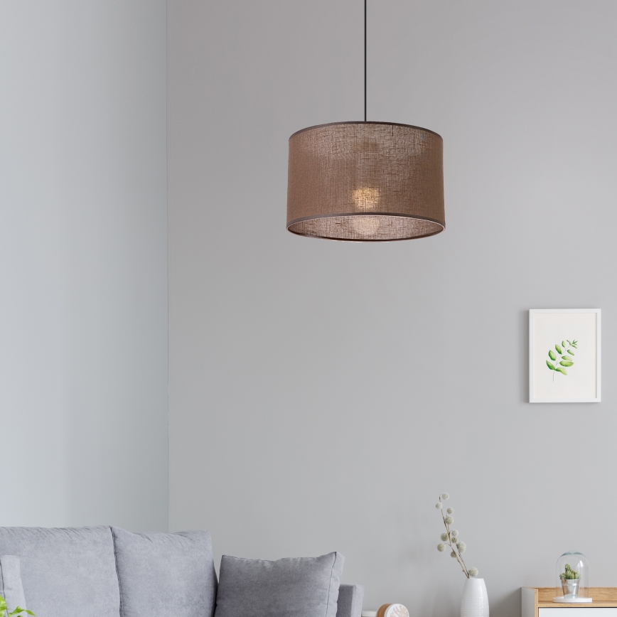 Brilagi - LED Hängeleuchte ANTHONY 1xE27/60W/230V Eiche/braun