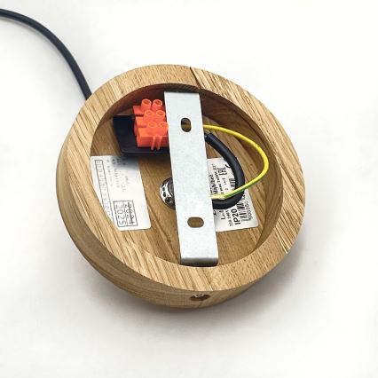 Brilagi - LED Hängeleuchte ANTHONY 1xE27/60W/230V Eiche/schwarz