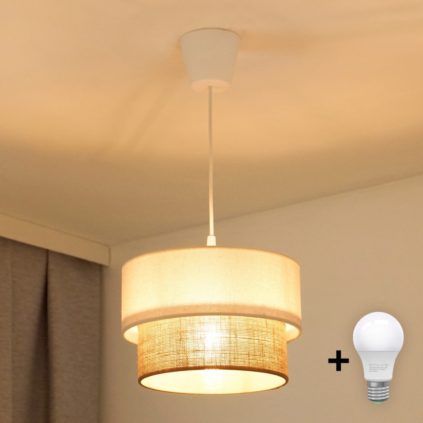 Brilagi - LED-Hängeleuchte BOHO STYLE 1xE27/15W/230V d 25 cm