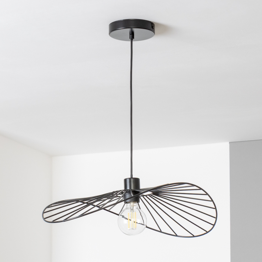 Brilagi - LED-Hängeleuchte CERIA WIRE, 1xE27/40W/230V, 40x56 cm, schwarz
