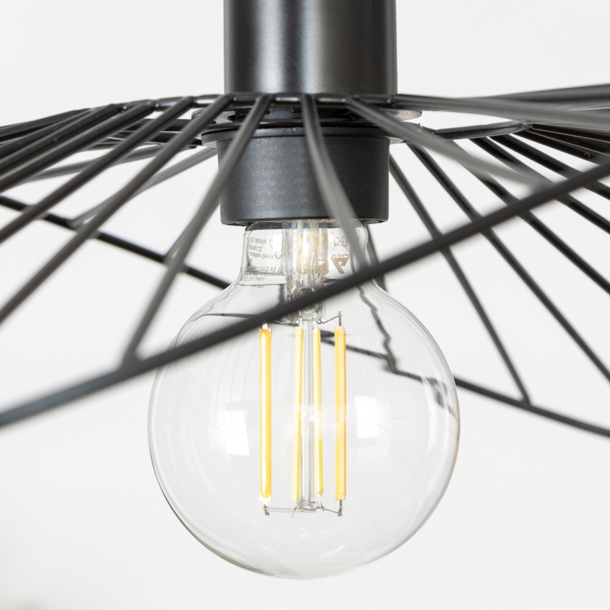 Brilagi - LED-Hängeleuchte CERIA WIRE, 1xE27/40W/230V, 40x56 cm, schwarz