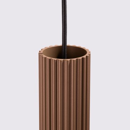 Brilagi - LED-Hängeleuchte CRESTO an Kabel, 1xGU10/10W/230V, braun