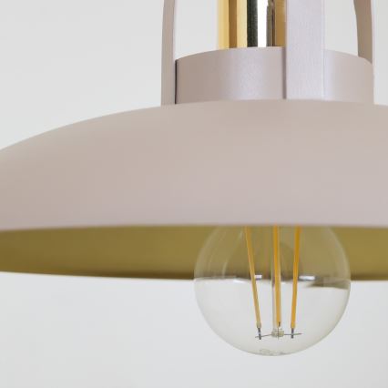 Brilagi - LED Hängeleuchte FLAMENGO 1xE27/60W/230V beige