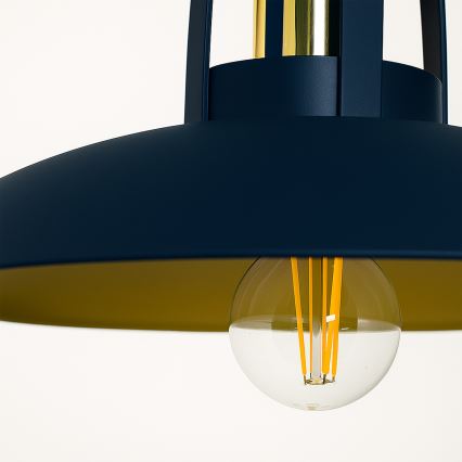 Brilagi - LED Hängeleuchte FLAMENGO 1xE27/60W/230V blau