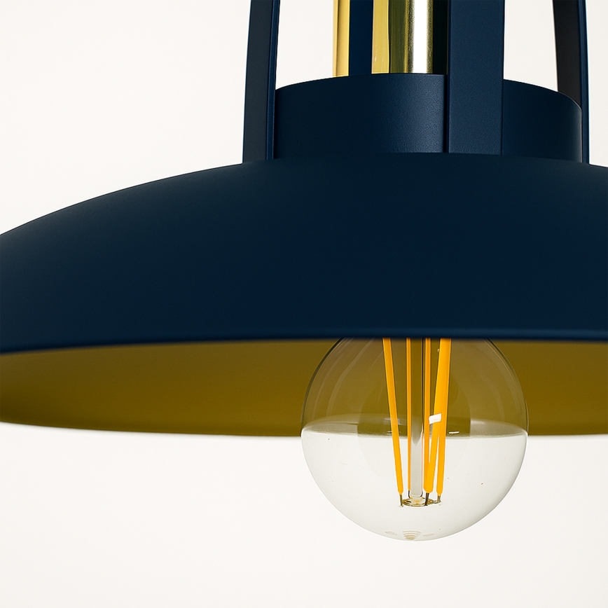 Brilagi - LED Hängeleuchte FLAMENGO 1xE27/60W/230V blau