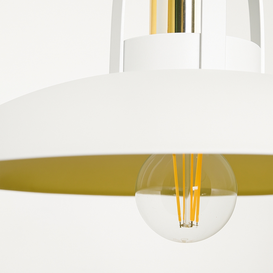 Brilagi - LED Hängeleuchte FLAMENGO 1xE27/60W/230V weiß