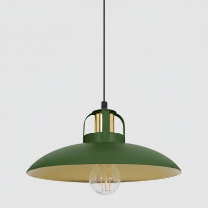 Brilagi - LED Hängeleuchte FLAMENGO 2xE27/60W/230V grün