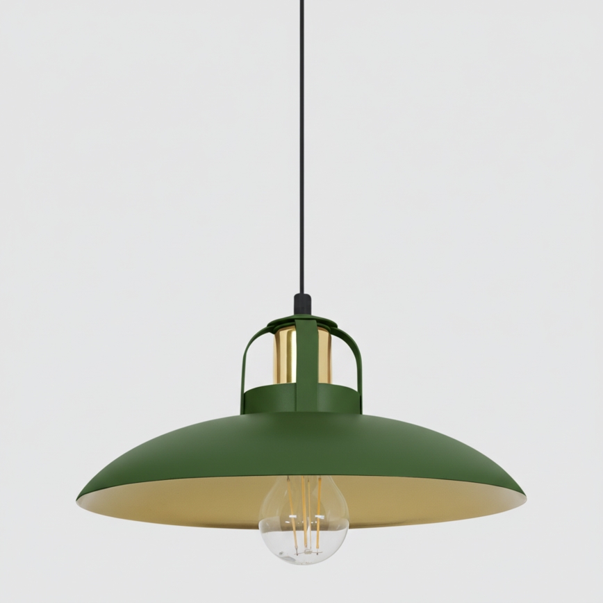 Brilagi - LED Hängeleuchte FLAMENGO 2xE27/60W/230V grün