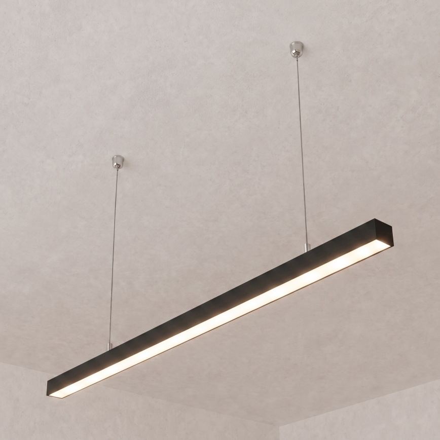 Brilagi - LED-Pendelleuchte FULLDAY LED/30/40/50W/230V 2700/4000/6000K 150 cm schwarz