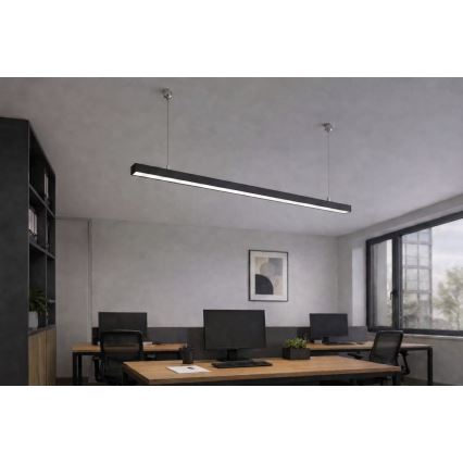 Brilagi - LED-Pendelleuchte FULLDAY LED/30/40/50W/230V 2700/4000/6000K 150 cm schwarz