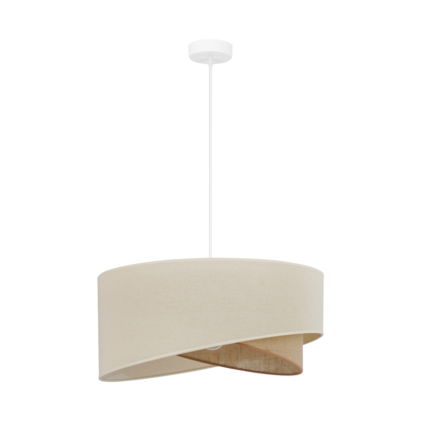 Brilagi - LED-Hängeleuchte LYRA 1xE27/15W/230V cremefarben/beige