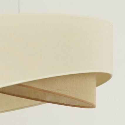 Brilagi - LED-Hängeleuchte LYRA 1xE27/15W/230V cremefarben/beige