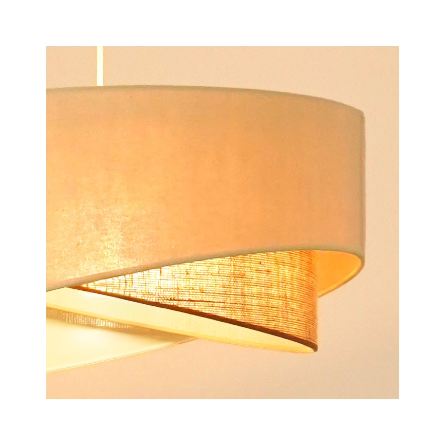 Brilagi - LED-Hängeleuchte LYRA 1xE27/15W/230V cremefarben/beige