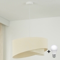 Brilagi - LED-Hängeleuchte LYRA 1xE27/15W/230V cremefarben
