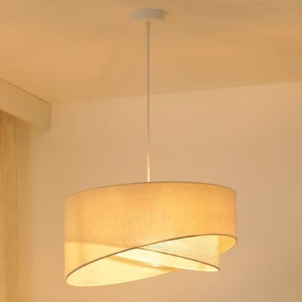 Brilagi - LED-Hängeleuchte LYRA 1xE27/15W/230V cremefarben