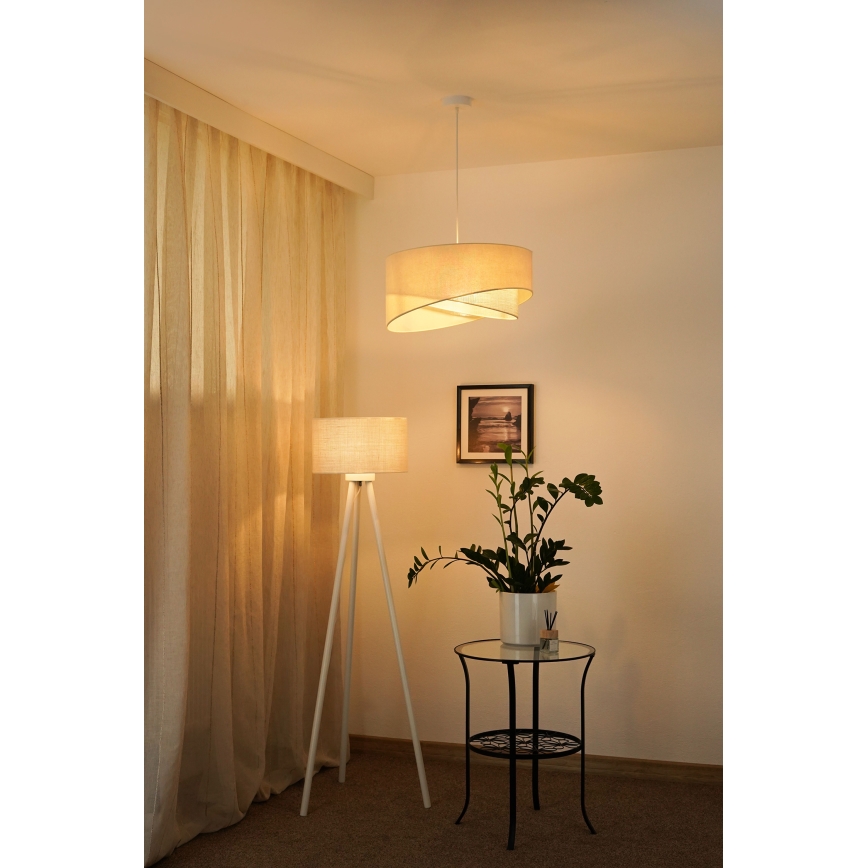 Brilagi - LED-Hängeleuchte LYRA 1xE27/15W/230V cremefarben