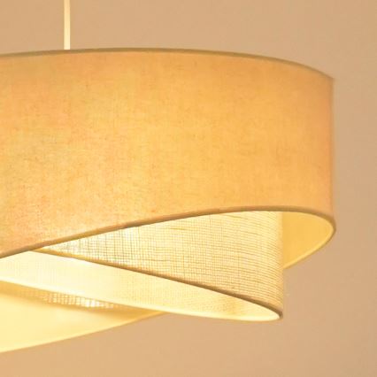 Brilagi - LED-Hängeleuchte LYRA 1xE27/15W/230V cremefarben