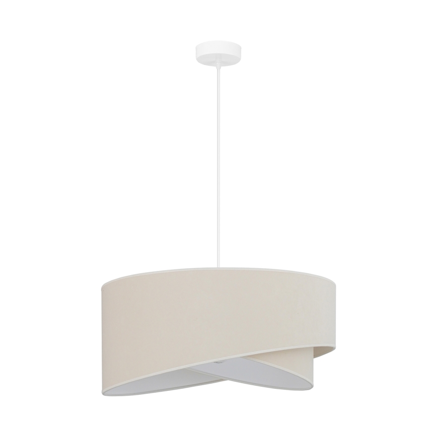 Brilagi - LED-Hängeleuchte LYRA 1xE27/15W/230V cremefarben/weiß