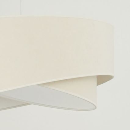 Brilagi - LED-Hängeleuchte LYRA 1xE27/15W/230V cremefarben/weiß