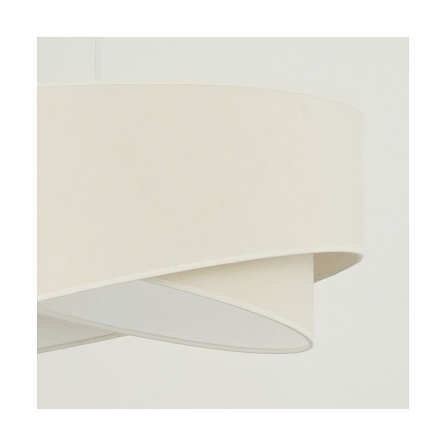 Brilagi - LED-Hängeleuchte LYRA 1xE27/15W/230V cremefarben/weiß