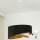 Brilagi - LED-Hängeleuchte LYRA 1xE27/15W/230V schwarz/cremefarben/golden