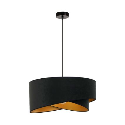 Brilagi - LED-Hängeleuchte LYRA 1xE27/15W/230V schwarz/golden