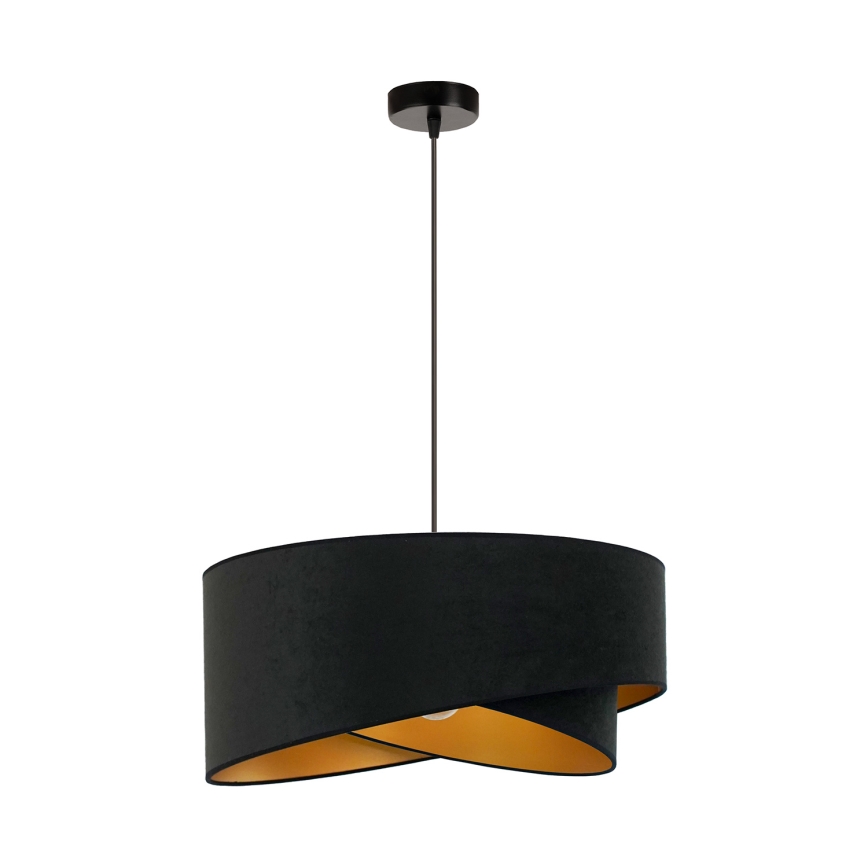 Brilagi - LED-Hängeleuchte LYRA 1xE27/15W/230V schwarz/golden