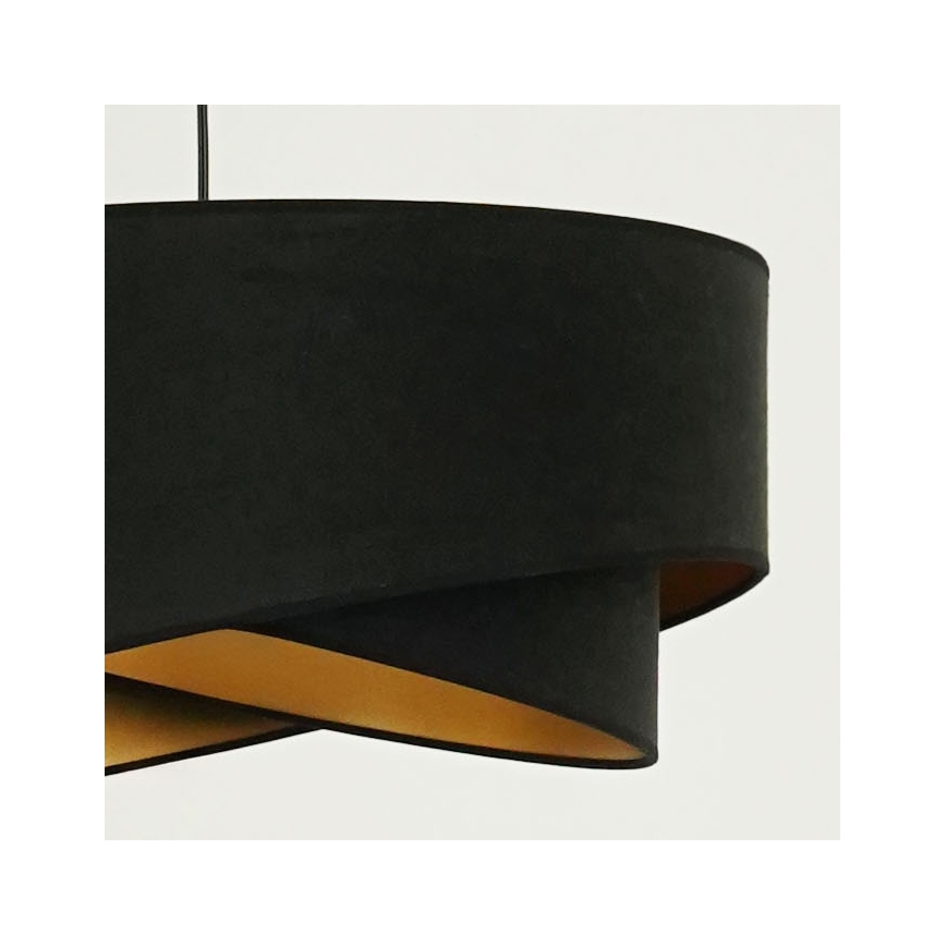 Brilagi - LED-Hängeleuchte LYRA 1xE27/15W/230V schwarz/golden
