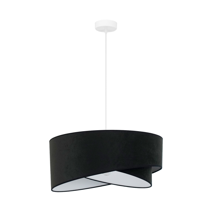 Brilagi - LED-Hängeleuchte LYRA 1xE27/15W/230V schwarz/weiß