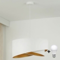 Brilagi - LED-Hängeleuchte LYRA 1xE27/15W/230V weiß/golden