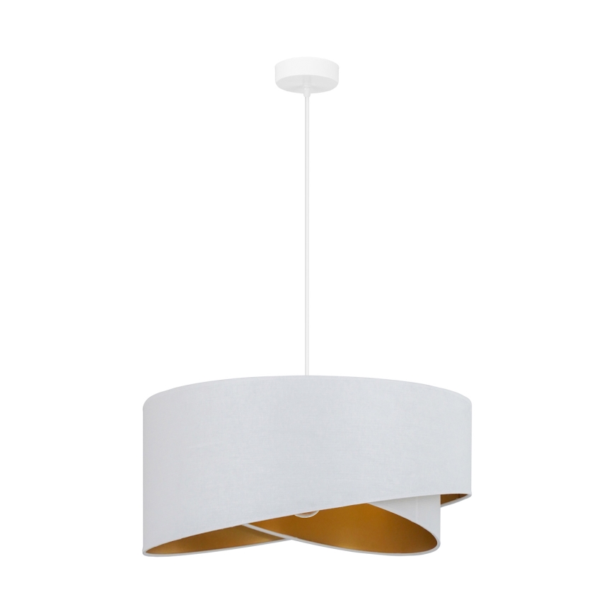 Brilagi - LED-Hängeleuchte LYRA 1xE27/15W/230V weiß/golden