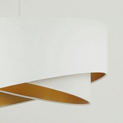 Brilagi - LED-Hängeleuchte LYRA 1xE27/15W/230V weiß/golden