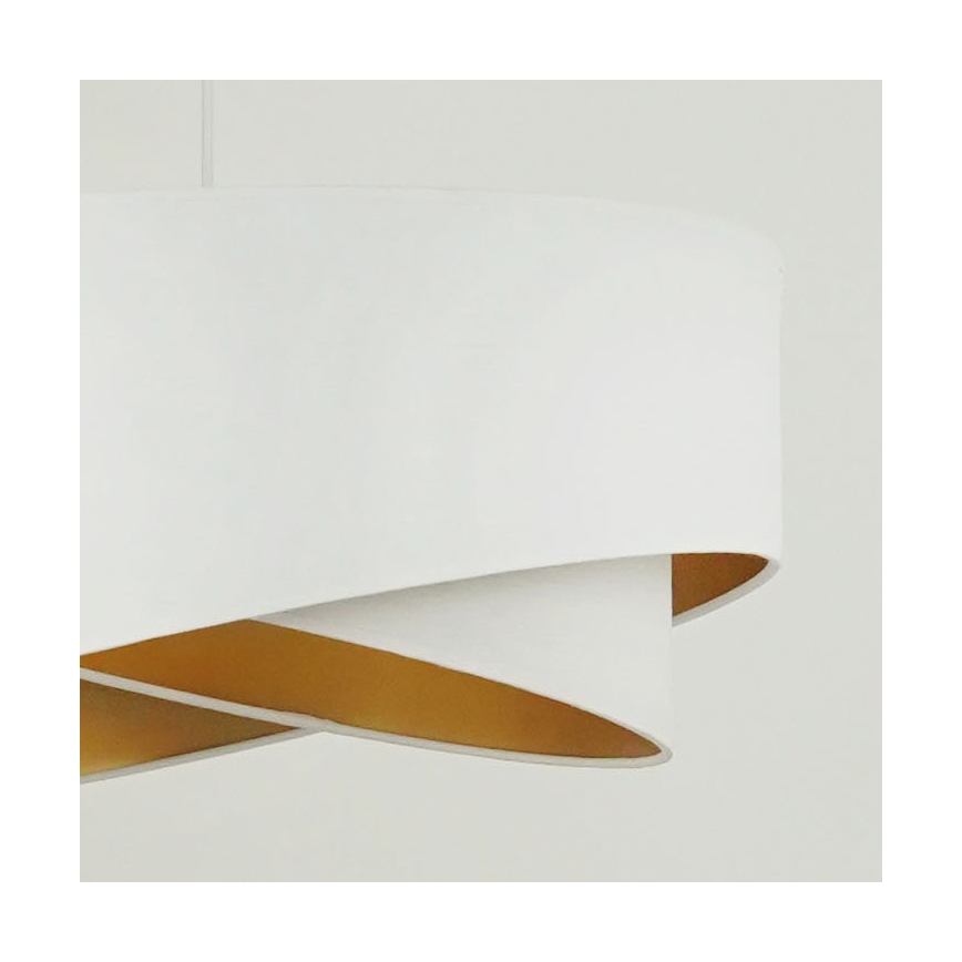 Brilagi - LED-Hängeleuchte LYRA 1xE27/15W/230V weiß/golden