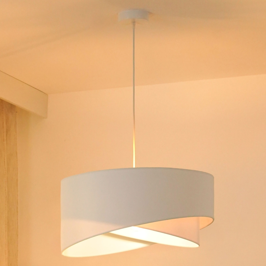 Brilagi - LED-Hängeleuchte LYRA 1xE27/15W/230V weiß