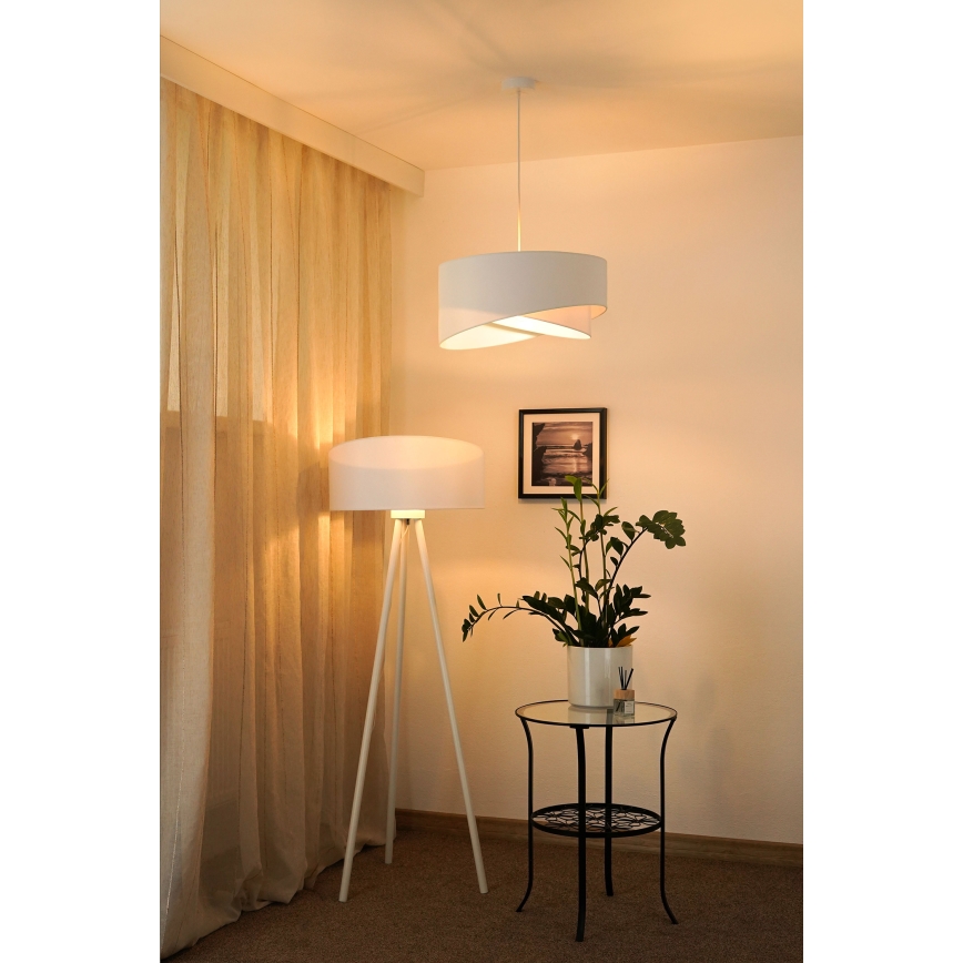 Brilagi - LED-Hängeleuchte LYRA 1xE27/15W/230V weiß